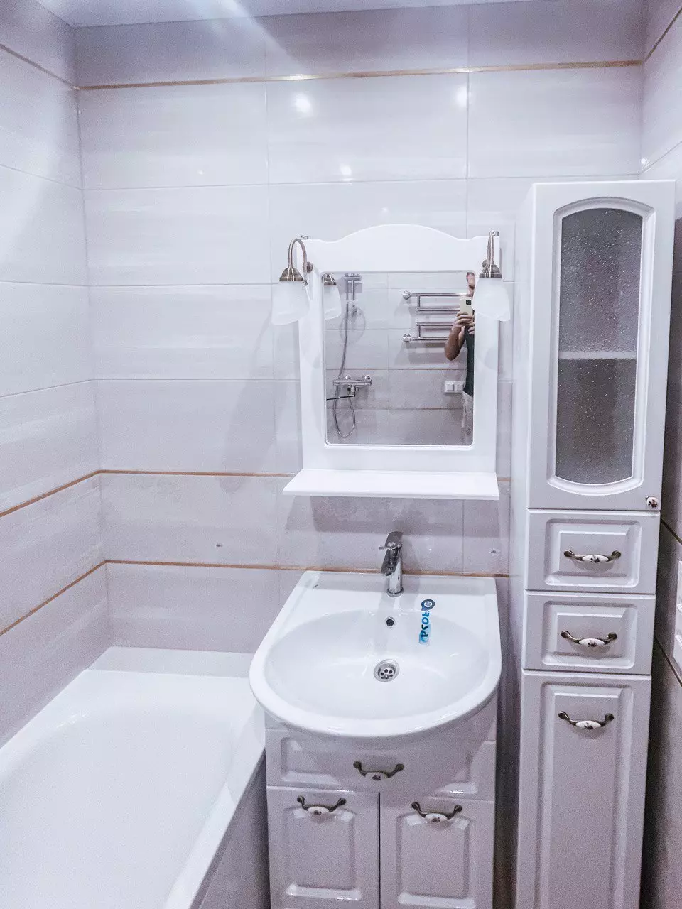 Фото ремонта ванной комнаты на Таганской